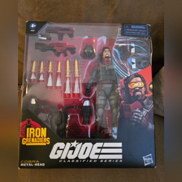 G.I.JOE CLASSIFIED SERIES 6" DELUXE: COBRA METAL-HEAD #118 NIB - Picture 1 of 5